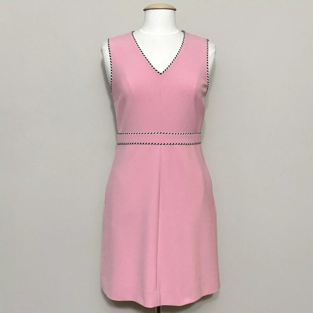Diane Von Furstenberg Revolve Women Dress 6 Leelou Pink Ice Sheath Classic Party